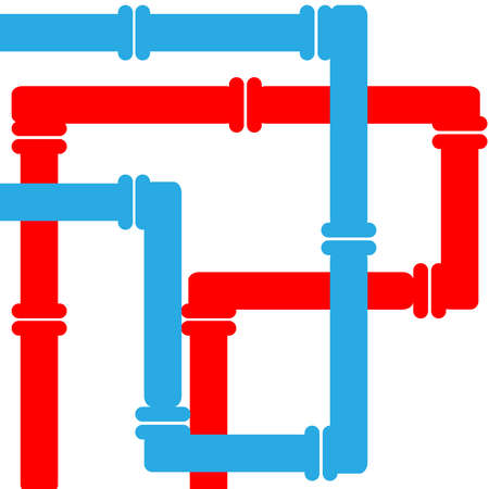 Conduit on white background. Vector illustartion.のイラスト素材