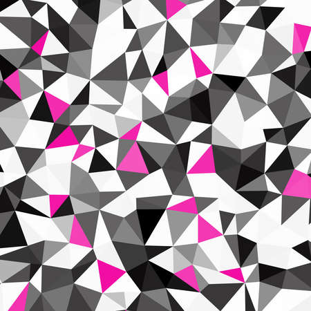 Abstract color triangle background. Vector illustration.
