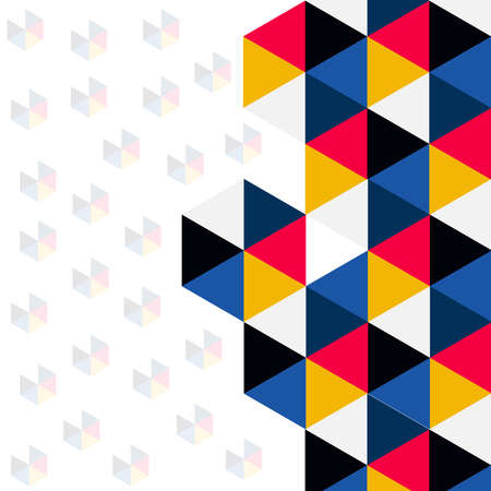 Abstract triangle background. Vector illustration.のイラスト素材
