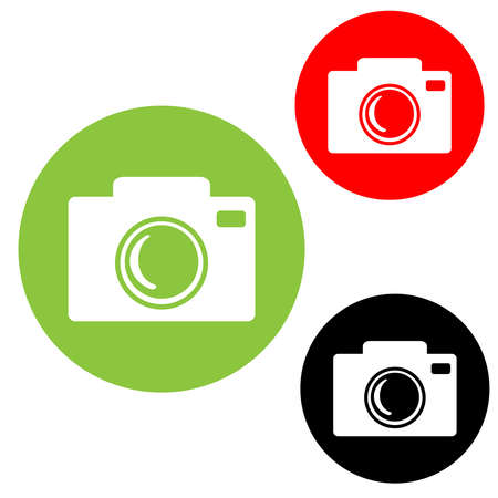 Photo shoot icon allowed.のイラスト素材