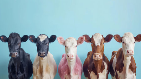 Composition of cows.の素材