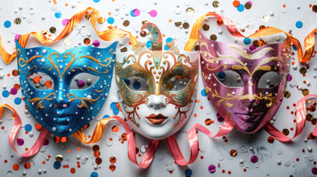 Brazil luxury carnival masksの素材