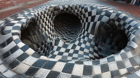 Abstract optical illusion.の素材