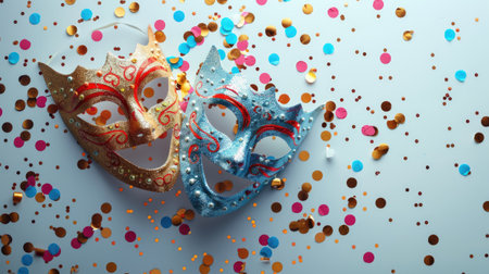 Brazil luxury carnival masksの素材