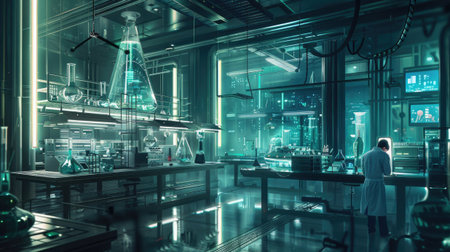 Composition of modern research labsの素材