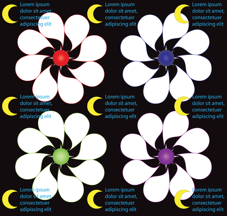 Love call-out pattern  のイラスト素材