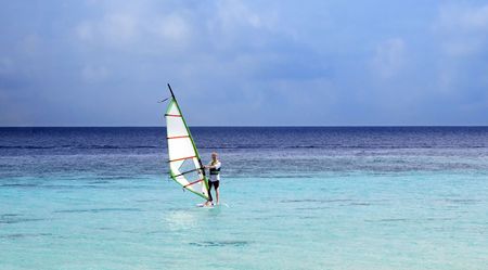 windsurferの写真素材