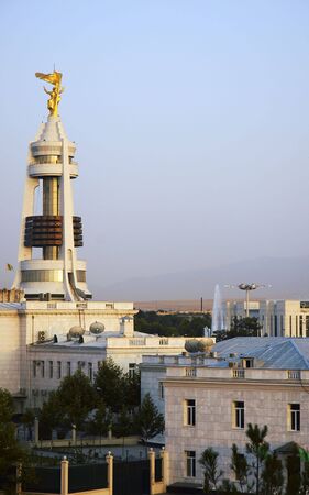 Monument of Saparmurat Niyazovの写真素材