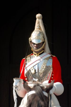 horse guard, London, UKの写真素材