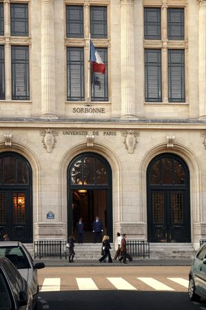 Sorbonne University, Paris, Franceの写真素材