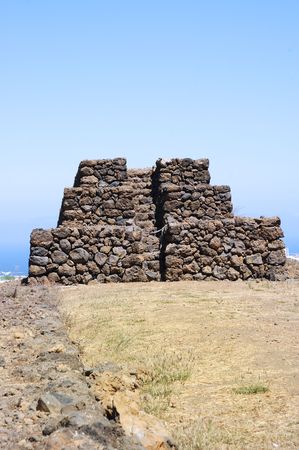 Black piramides of Guanches, tTenerifeの写真素材