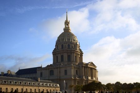 The church at the Invalides, Parisの写真素材