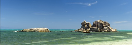 Grosse Roche, South-Western coast of Praslin island, Seychelles Grosse Roche, South-Western coast of Praslin island, Seychelles