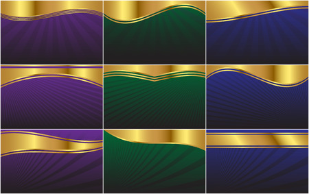 A collection of background vectors formatted to a 1680 X 1050 resolution widescreen display aspect ratio. Perfect as a web-page background, or for HD or widescreen video.のイラスト素材