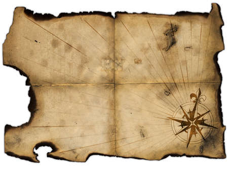 Old blank of pirates map for design
の写真素材