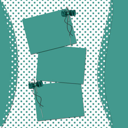 Congratulation green card with sheets for design
の写真素材