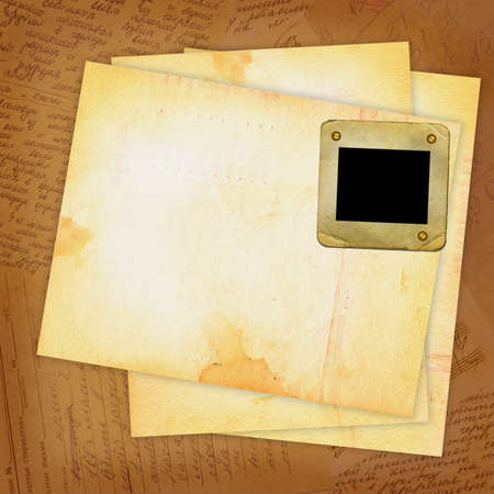 grunge sheets with old slide for design
の写真素材