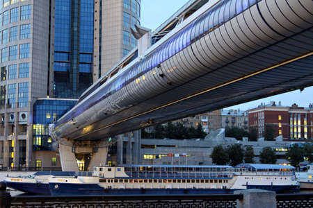 Photograph of a bridge in Moscowのeditorial素材