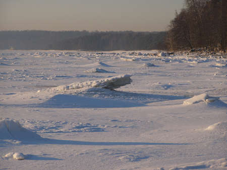 winter landscapeの写真素材
