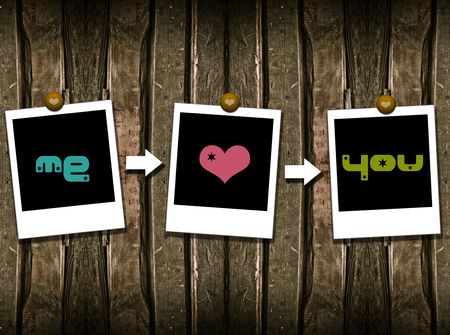 me love youの写真素材