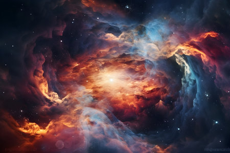 Planets and galaxy, science fiction wallpaper. beauty of deep space.の素材