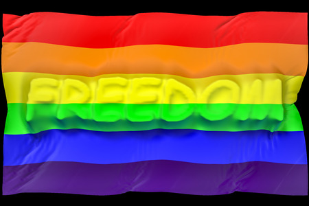 flag freedom gayの写真素材