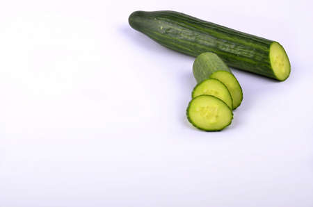 Cucumber slicesの写真素材