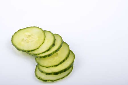 Cucumber slicesの写真素材