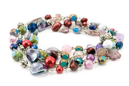 Bracelet isolated on whiteの写真素材