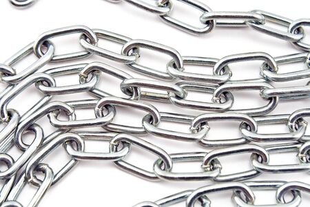 Metal chain texture as background