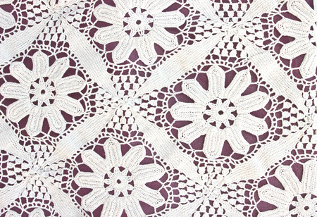 Handmade lace as background