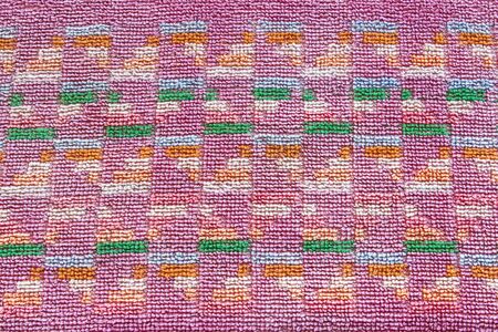Terry cloth material texture as backgroundの写真素材