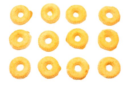 Tea cakes isolated on white background
