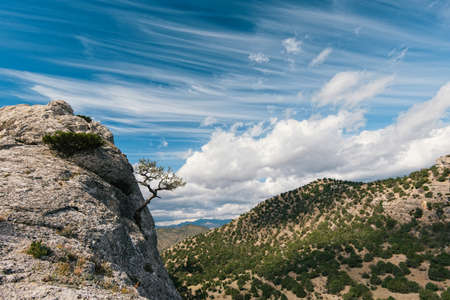 Beautiful landscape of Crimea, Ukraineの写真素材