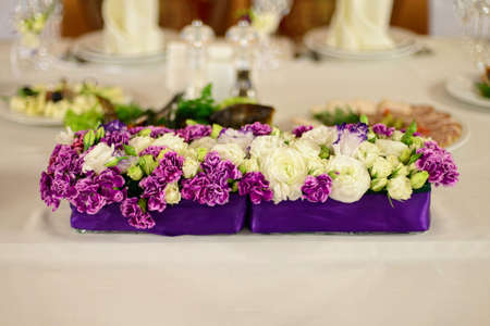 Nice flower arrangement for an event party or wedding reception