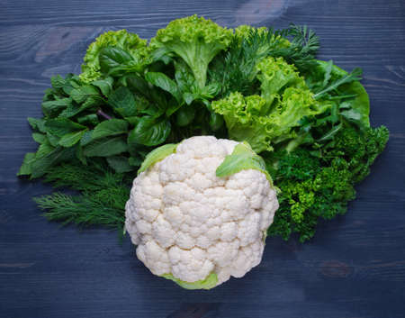 organic food background Vegetables on a Wooden Backgroundの写真素材