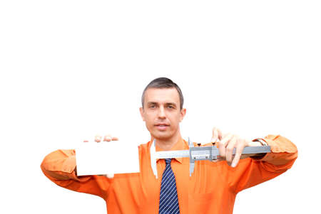 progress in modern manufacturing industry and technology- visiting cardの写真素材