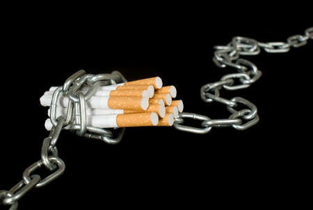 Refuse a bad habit and keep the healthの写真素材