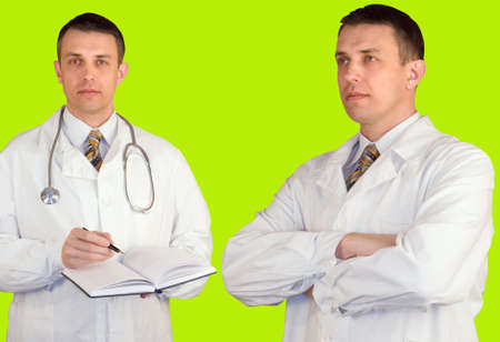 The practising doctor will attentively listen to the patientの写真素材