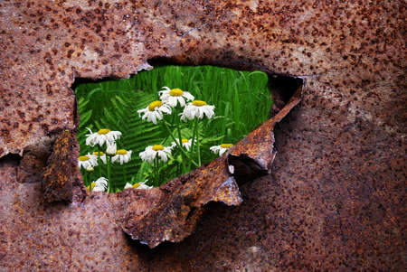The newest industrial technologies will save up mankind from corrosionの写真素材