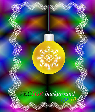 New Year's and Christmas celebratory card on an abstract backgroundのイラスト素材