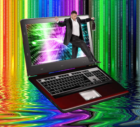 Computer safety in social the Internet networks demands observance of instructions for use by the anti-virus softwareの写真素材