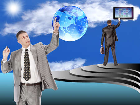 Time of innovative computer Internet technologiesの写真素材