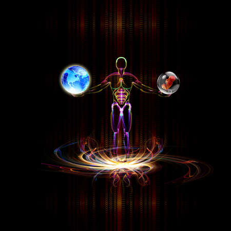 Genetic engineering Scientific innovative  researchの写真素材