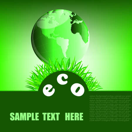 Ecology conceptのイラスト素材