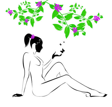 Body care The spa procedure concept Vectorのイラスト素材