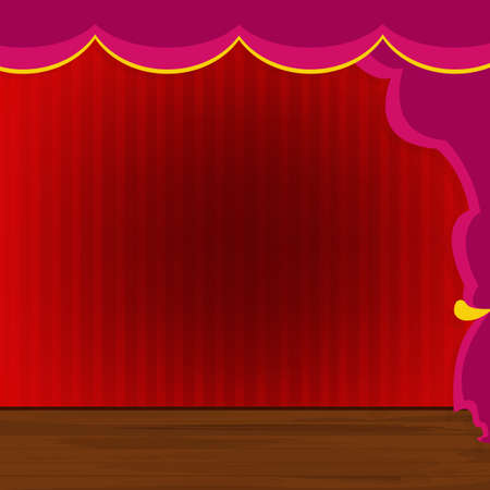 Interior stage backgroundのイラスト素材