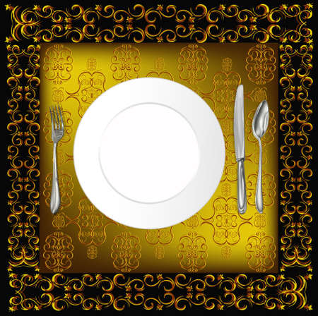Restaurant business Design  menu foodのイラスト素材