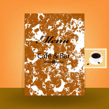Brochure menu for restaurant, cafe Vectorのイラスト素材