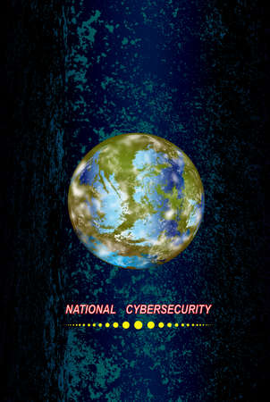 Innovative programming high technological internet Globe Earthのイラスト素材